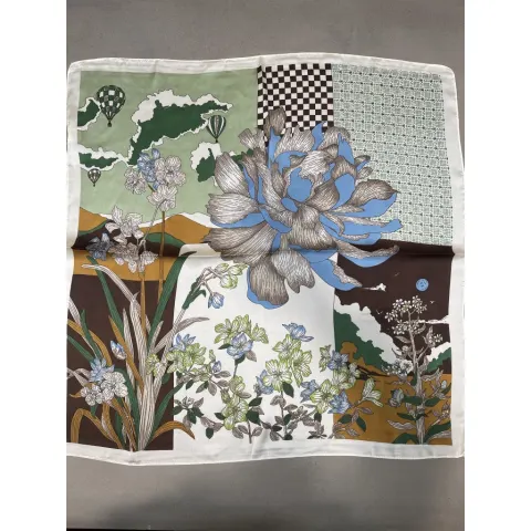 Marta du Chateau dame tørklæde MdcJuline FA-Scarf - Green3865 — produktfoto