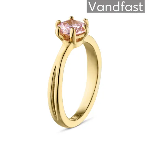 ANNEBRAUNER Princess Pink Ring 18K Guldbelagt — produktfoto