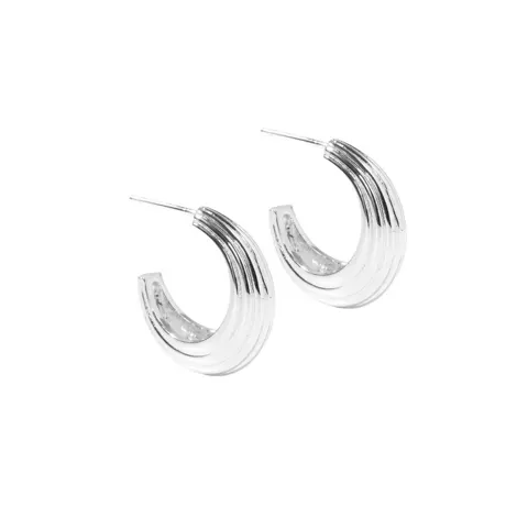 *SUE HOOP BIG | SILVER — produktfoto