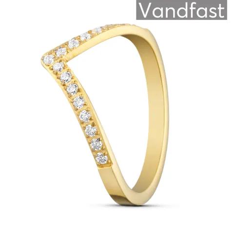 ANNEBRAUNER Arrow Ring 18K Guldbelagt — produktfoto