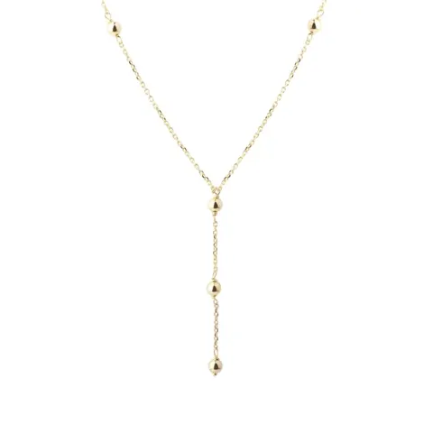 ALBA Y-NECKLACE | GOLDEN — produktfoto