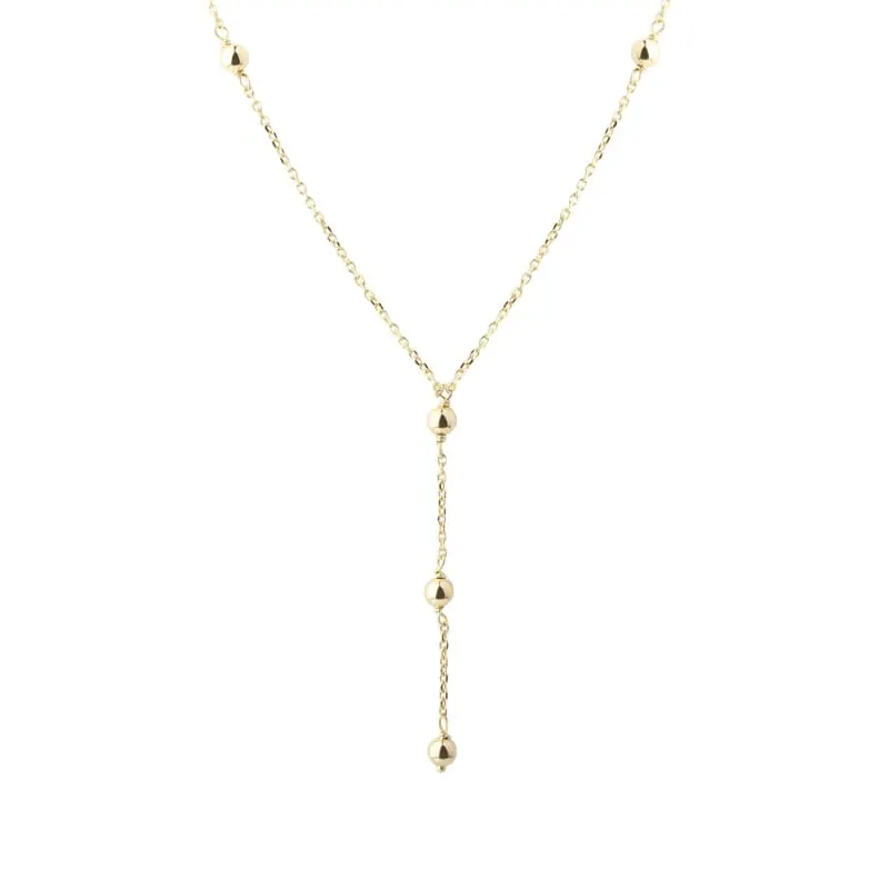ALBA Y-NECKLACE | GOLDEN — produktfoto