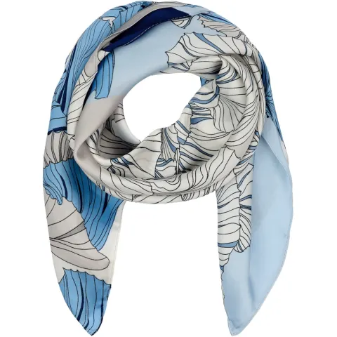 Marta du Chateau dame tørklæde MdcJuline FA-Scarf - Blue3884 — produktfoto
