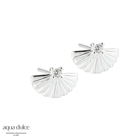 KAYA FAN EARSTUD | SILVER — produktfoto