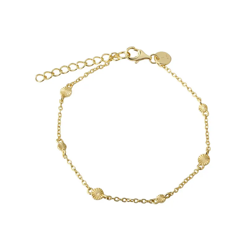 LINE SIMPLE BRACELET | GOLDEN — produktfoto