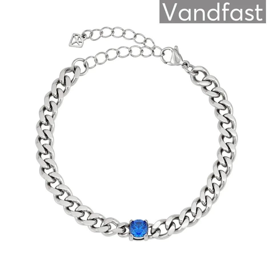 ANNEBRAUNER Panzer Sapphire Blue Armbånd — produktfoto
