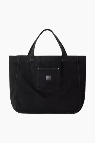 Rivet Tote Bag - Black Stone Washed - Carhartt WIP — produktfoto