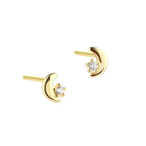 DARLING MOON EARSTUD | GOLDEN — produktfoto