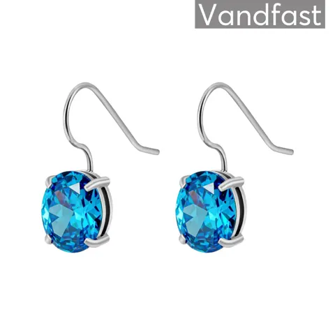 ANNEBRAUNER Torino Blue Topaz Øreringe — produktfoto