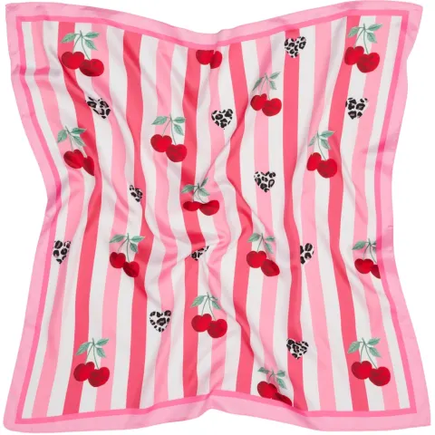 Marta du Chateau dame tørklæde MdcJuline FA-Scarf - Red/Pink11135-6 — produktfoto