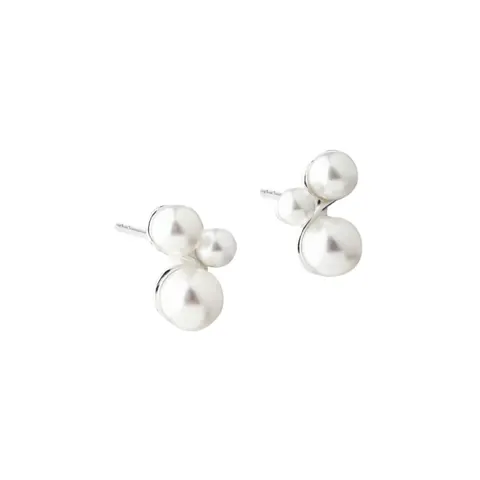 LUNA EARSTUD | SILVER — produktfoto
