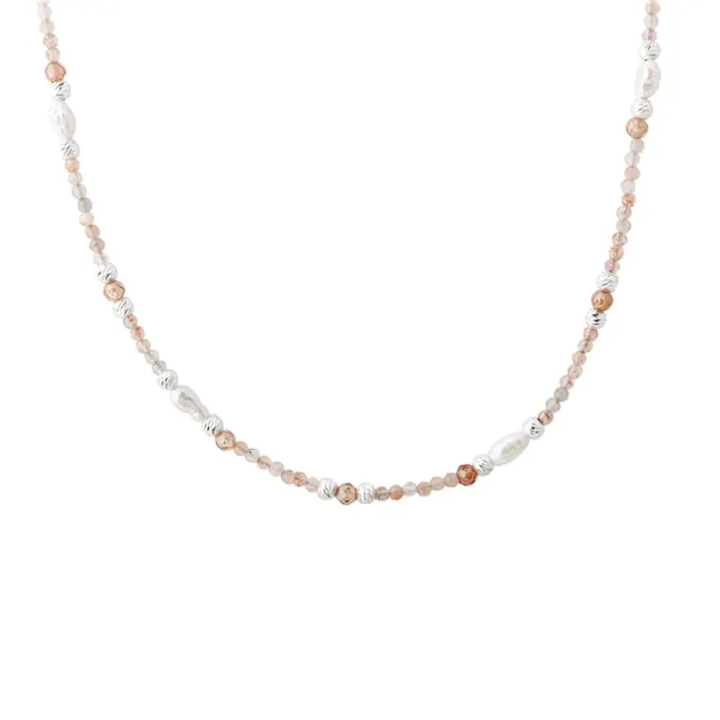 SUNELLA SIMPLE NECKLACE | SILVER — produktfoto