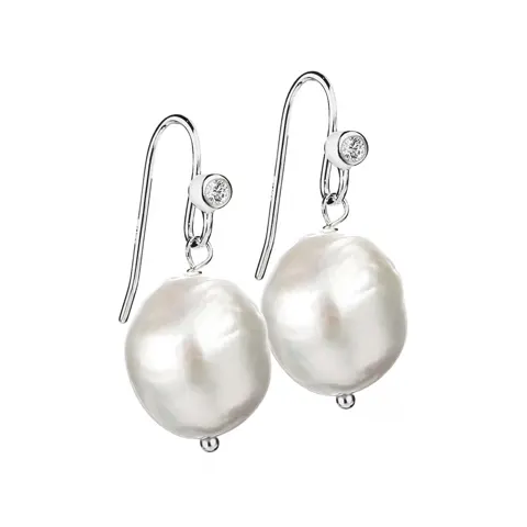 *BETSY PEARL EARRING | SILVER — produktfoto