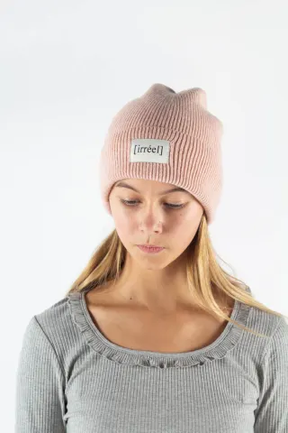 Akeelah wool Beanie - Rose - irréel — produktfoto