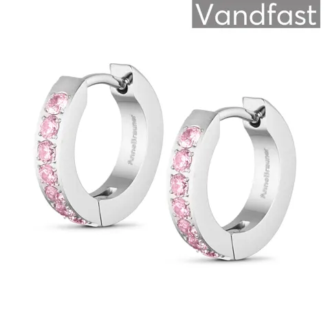 ANNEBRAUNER Creole Line Pink Øreringe — produktfoto