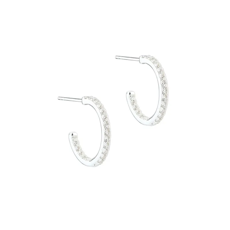 *DAPHNE HOOP SMALL | SILVER — produktfoto