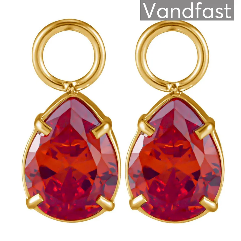 ANNEBRAUNER Water Drops Orange 18K Guldbelagt — produktfoto