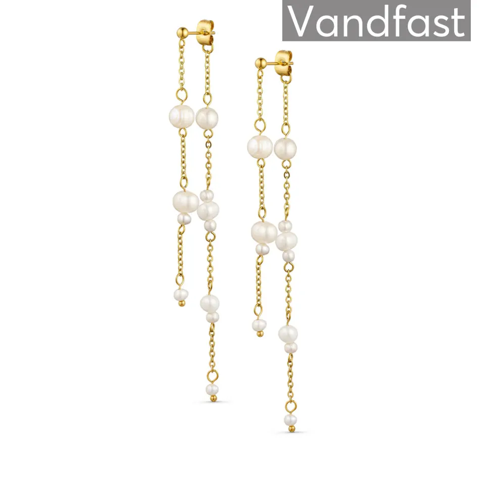 ANNEBRAUNER Pearl Petite Øreringe 18K Guldbelagt — produktfoto