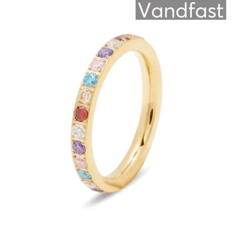 ANNEBRAUNER Alliance Multicolor Ring 18K Guldbelagt — produktfoto