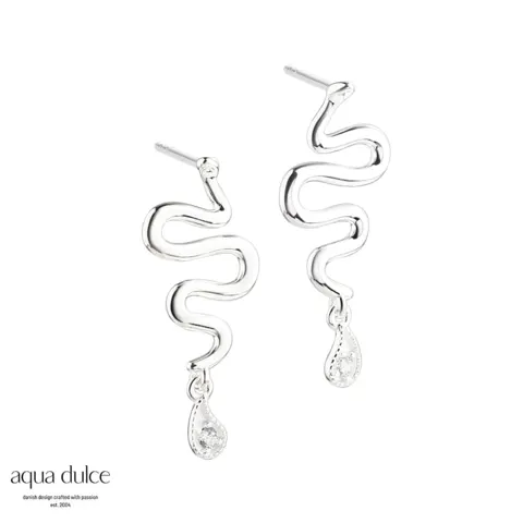 SNAKE VIMS EARSTUD | SILVER — produktfoto