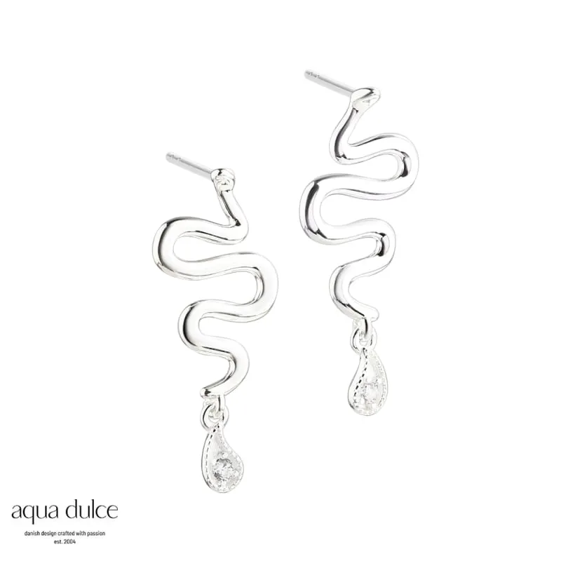 SNAKE VIMS EARSTUD | SILVER — produktfoto
