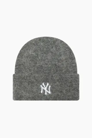 Female Wide Cuff Beanie - Grey - New Era — produktfoto