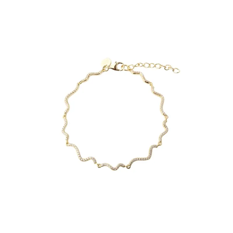 CURVA BRACELET | GOLDEN — produktfoto