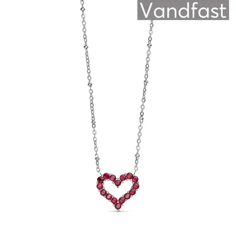 ANNEBRAUNER Big Red Heart Limited Edition Halskæde — produktfoto