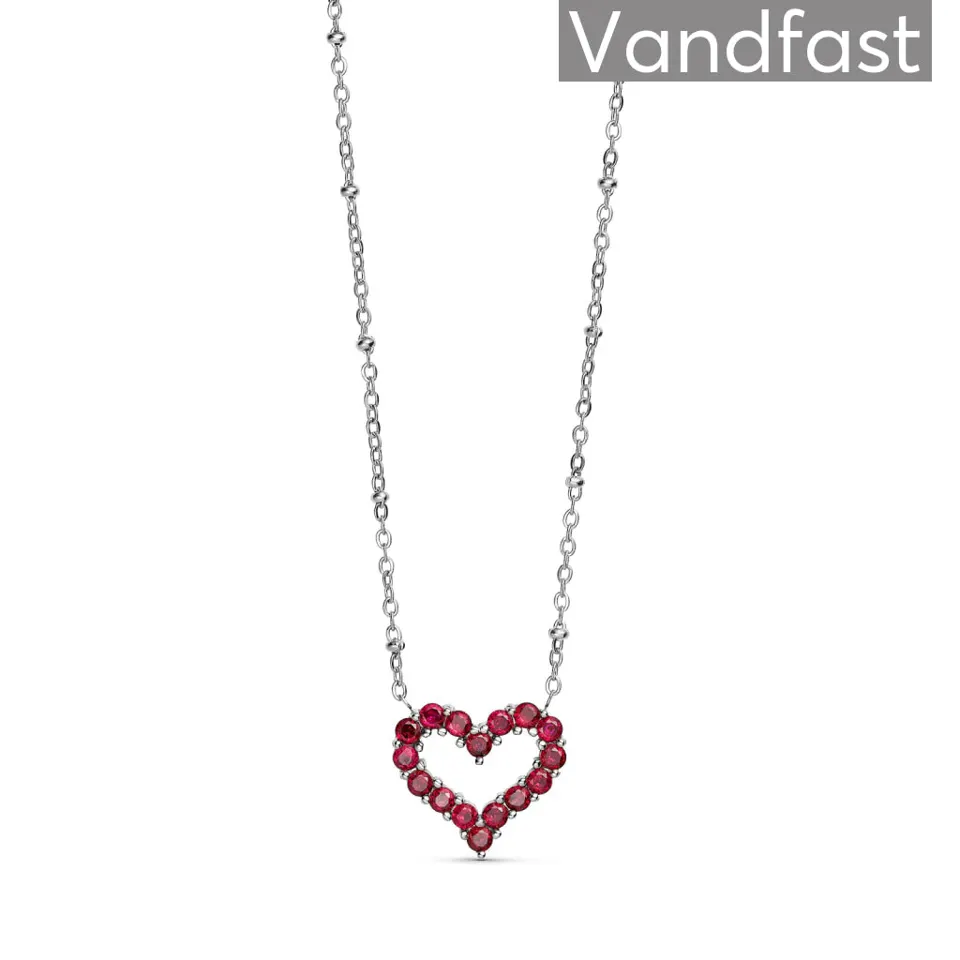 ANNEBRAUNER Big Red Heart Limited Edition Halskæde — produktfoto