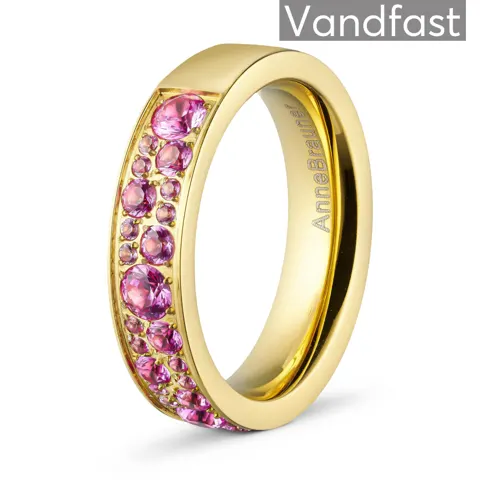 ANNEBRAUNER Sparkling Rose Ring 18K Guldbelagt — produktfoto