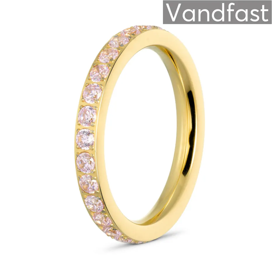 ANNEBRAUNER Alliance Pink Ring 18K Guldbelagt — produktfoto