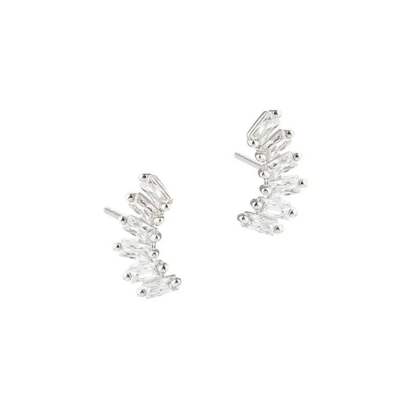 *PHILINA CLEAR EARSTUD | SILVER — produktfoto