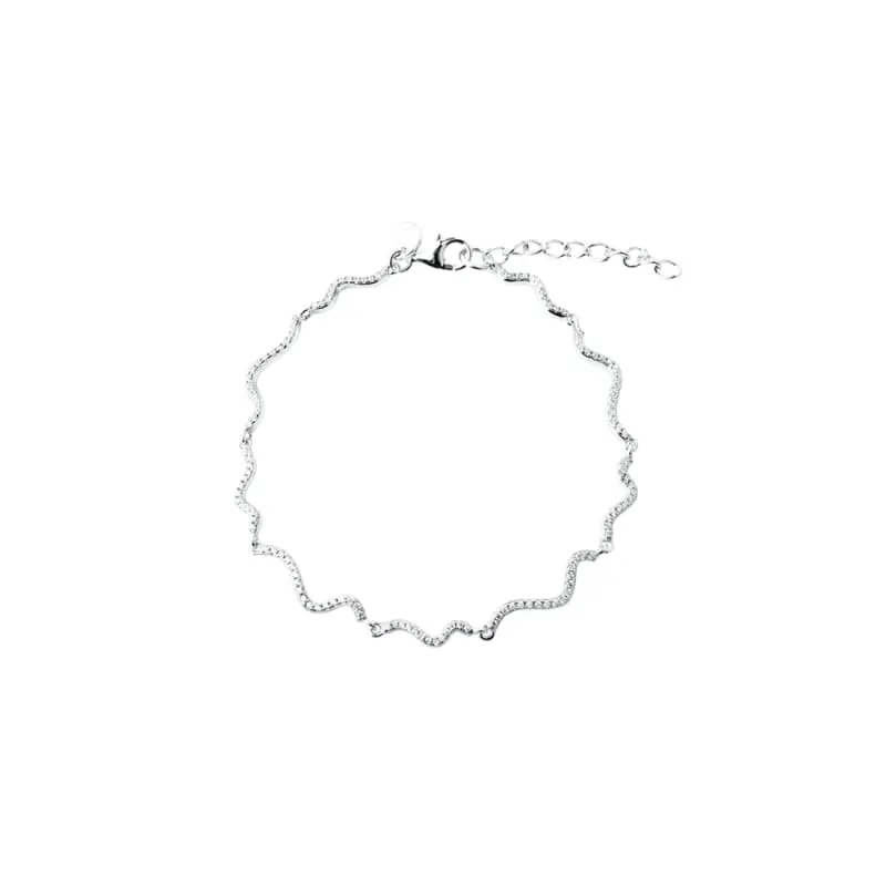 CURVA BRACELET | SILVER — produktfoto