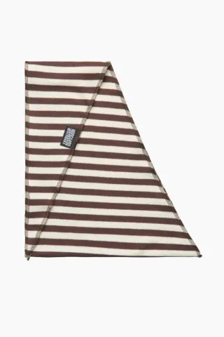 NPS Scarf Triangle - Brown/Ecru - Nørgaard på Strøget — produktfoto