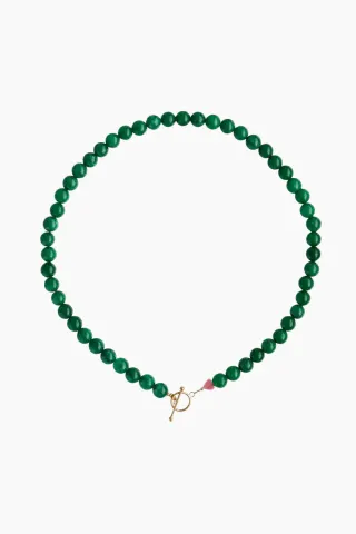 Cherie Bon Bon Necklace - Happy Green - Stine A — produktfoto