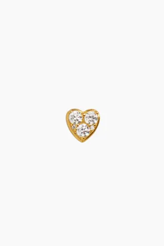 J' Adore Earring - Gold - Stine A — produktfoto