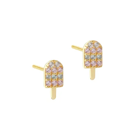 ICE EARSTUD | GOLDEN — produktfoto