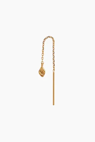 Tout Petit Dangling Ile De L'amor Earring - Gold - Stine A — produktfoto