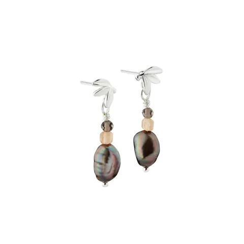 MEADOW BROWN EARRING | SILVER — produktfoto