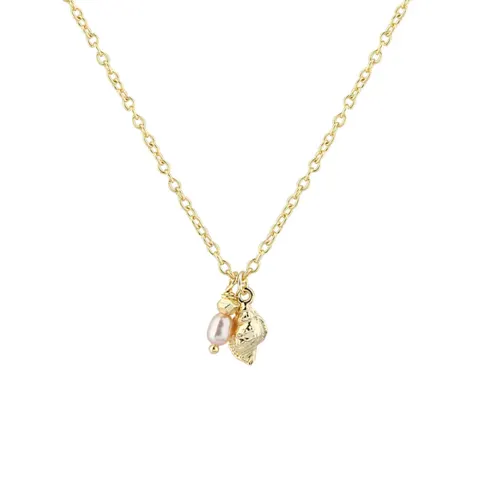 COSTA ROSE NECKLACE | GOLDEN — produktfoto