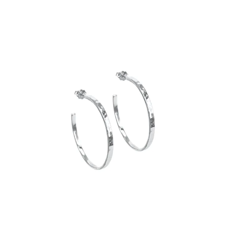 ELENA HOOP | SILVER — produktfoto