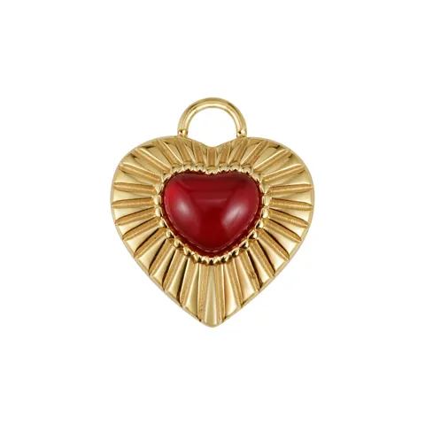 ANNEBRAUNER Heart Drops 18K Guldbelagt — produktfoto