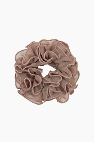 Mavis Scrunchie - Taupe - Pico — produktfoto
