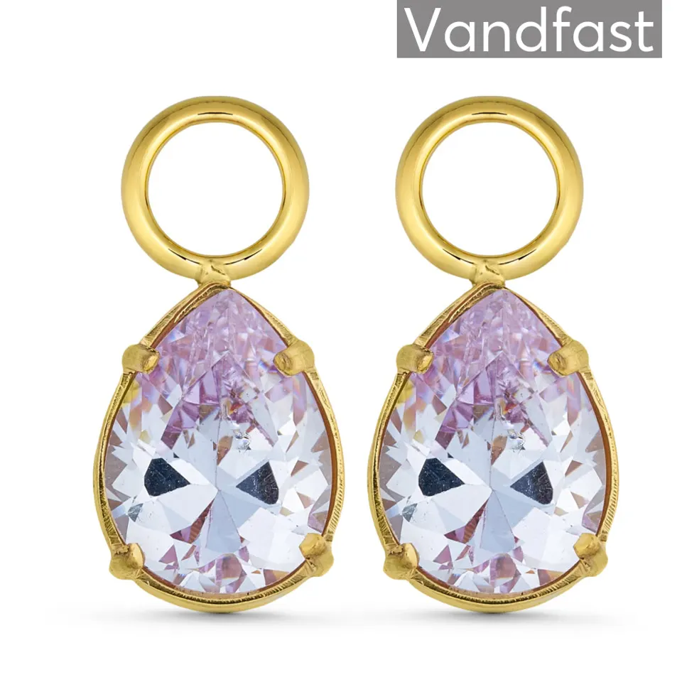 ANNEBRAUNER Water Drops Lavender 18K Guldbelagt — produktfoto