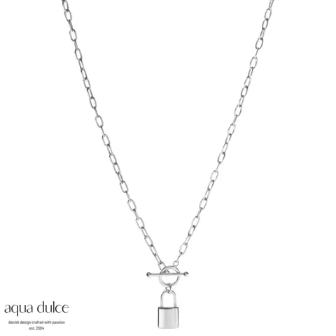 LOCK LOVE NECKLACE | SILVER — produktfoto