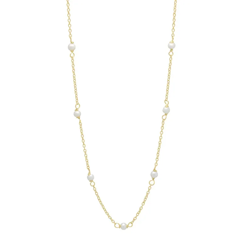 PEARLY NECKLACE | GOLDEN — produktfoto