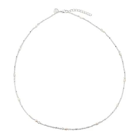 *RICE DOTS NECKLACE | SILVER — produktfoto