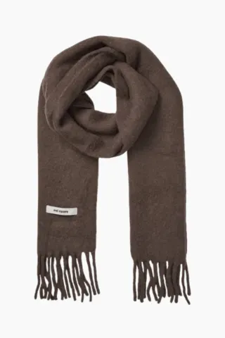 Hero Scarf - Brown - Oval Square — produktfoto