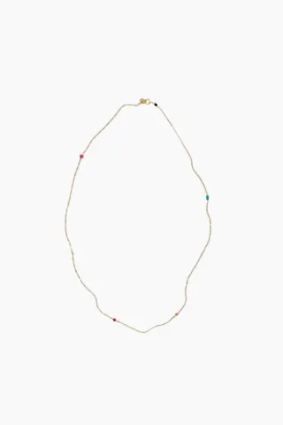 Harlequin Necklace - Gold - Stine A — produktfoto