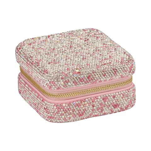 ANNEBRAUNER Pink Rhinestone Smykkeskrin — produktfoto